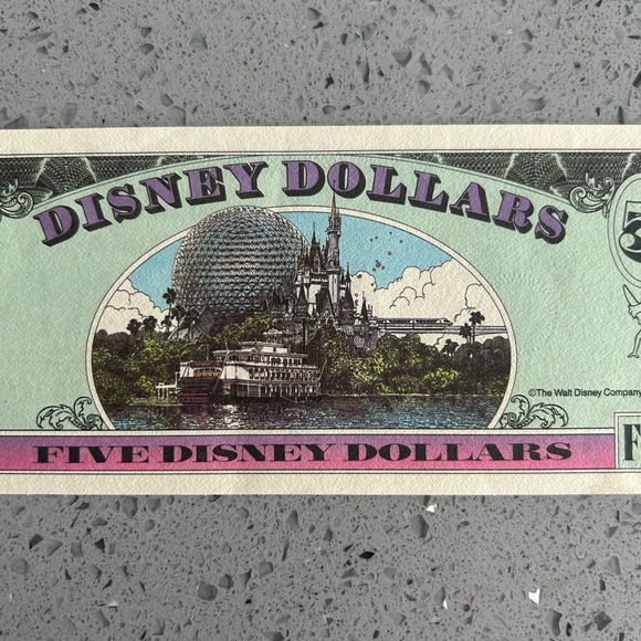 1995 $5 Disney Note - Picture 7 of 7